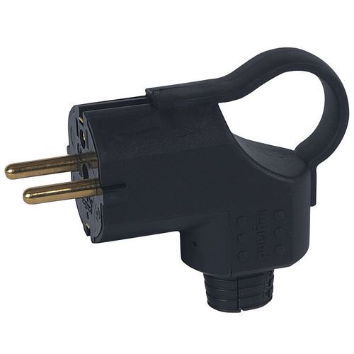 Modularsteckdose 2P+T, 16A, 2,5 Module – Für Schalttafeln Mit Klappdeckel