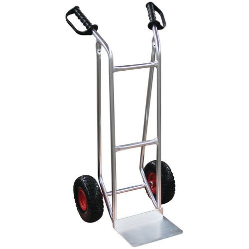 Aluminium-Sackkarre 200 kg - Pannensichere Reifen - Manutan Aluminium-Sackkarre 200 kg - Pannensichere Reifen - Manutan