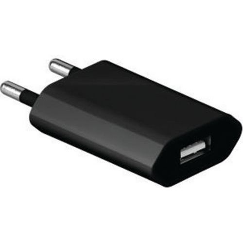Slim Charge USB-Ladegerät 1 A, Schwarz