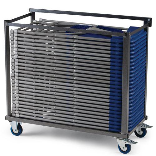 Wagen mit Klappstühlen Europa Manutan Deutschland