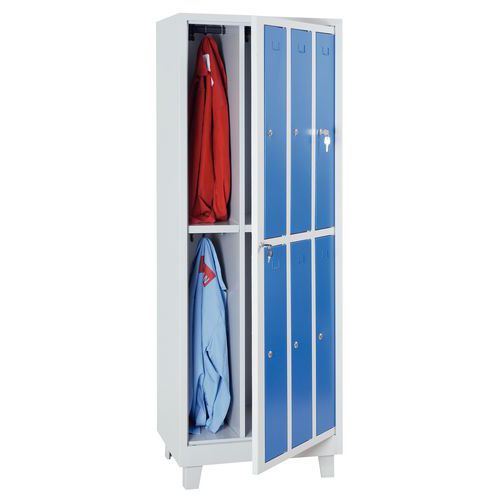 Wäscheschrank für saubere Wäsche - Garderobe - Vorhängeschloss