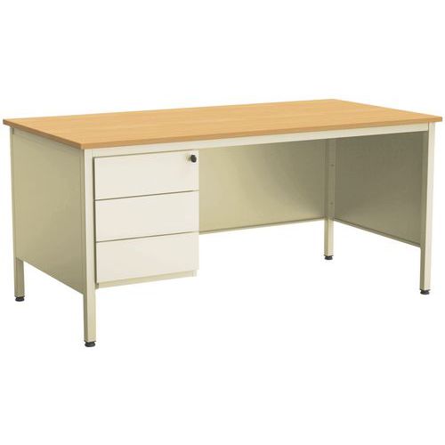 Gerader Schreibtisch 1 Kasten Gerader Schreibtisch 1 Kasten