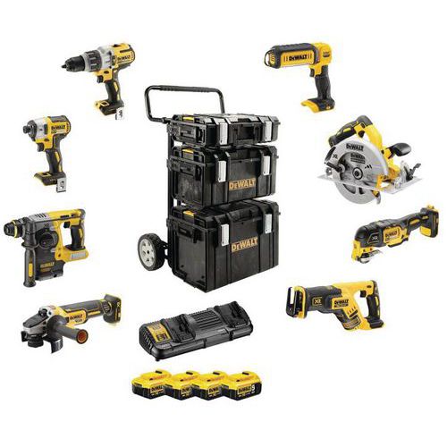 Premium-Satz aus 8 Werkzeugen XR-Reihe - 18 V - 5 Ah Li-Ion Premium-Satz aus 8 Werkzeugen XR-Reihe - 18 V - 5 Ah Li-Ion