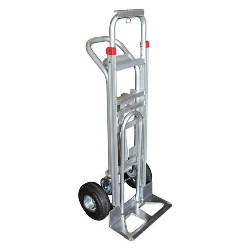 Sackkarre mit Kombiwagen 250 kg und 350 kg - 3 Positionen – Luftreifen Sackkarre mit Kombiwagen 250 kg und 350 kg - 3 Positionen – Luftreifen