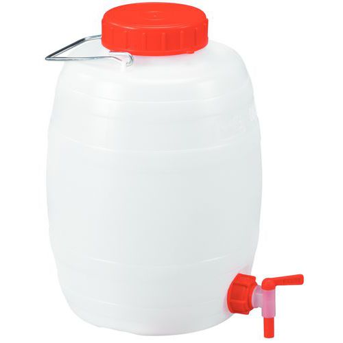 4 x DIN-G3/4 Auslaufhahn Dosierhahn für 60 Liter und 200 Liter Fässer 