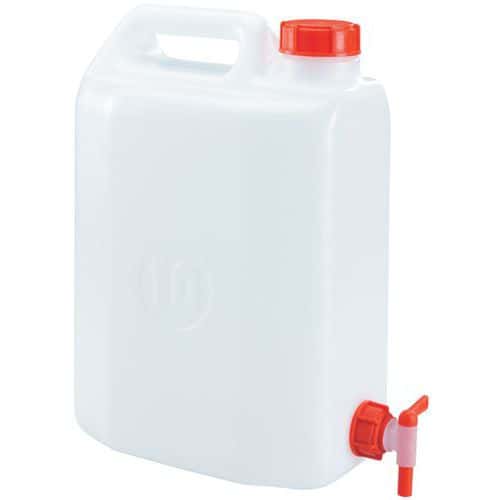 Kanister Wasserkanister 10l mit Auslaufhahn und Schlauchanschluss für LKW  Camping Outdoor, Wartung & Pflege, Auto