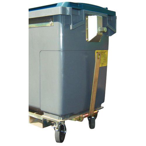 Mobiler Container SULO - Anhängerdeichsel - Mülltrennung - 770 L