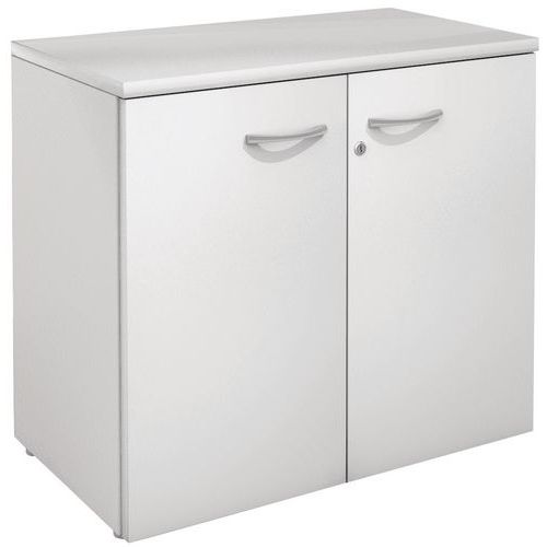 Schwingtürenschrank - Hellgrau - Manutan - Manutan.de