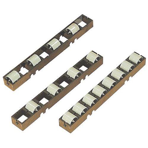 Kunststoff-Laufrollenschienen - Satz mit 10 Schienen Länge 272 mm Kunststoff-Laufrollenschienen - Satz mit 10 Schienen Länge 272 mm