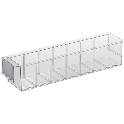 Aufbewahrungsbehälter mit Schublade - Länge 400 mm - Manutan.de