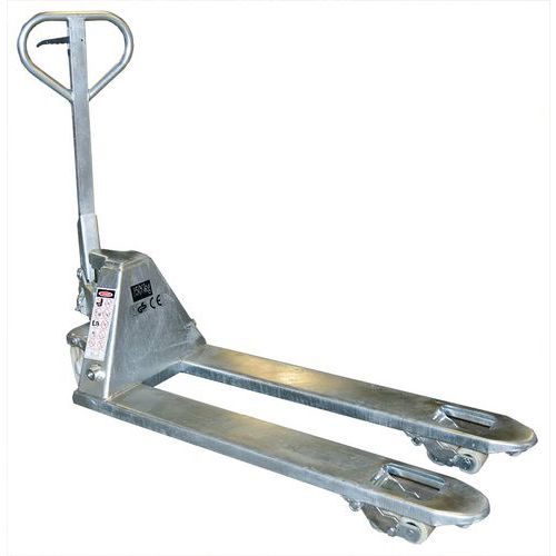 Manueller Hubwagen, verzinkt - Tragkraft 2500 kg Manueller Hubwagen, verzinkt - Tragkraft 2500 kg