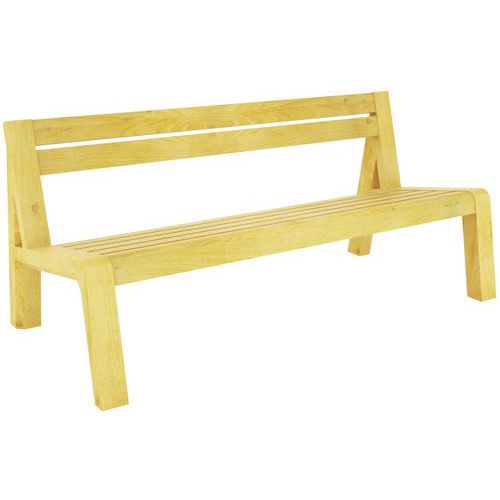 Bank aus Robinienholz - zum Aufstellen - Gaïa - Manutan.de