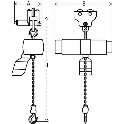 A: GesamtbreiteB: GesamttiefeH: Gesamthöhe A: GesamtbreiteB: GesamttiefeH: Gesamthöhe