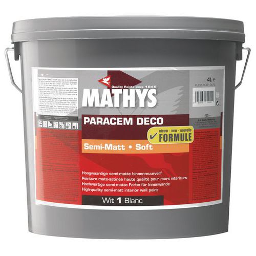 Hochwertiger Acryllack, halbmattes Weiß, 4 und 10 L - Rust-Oleum