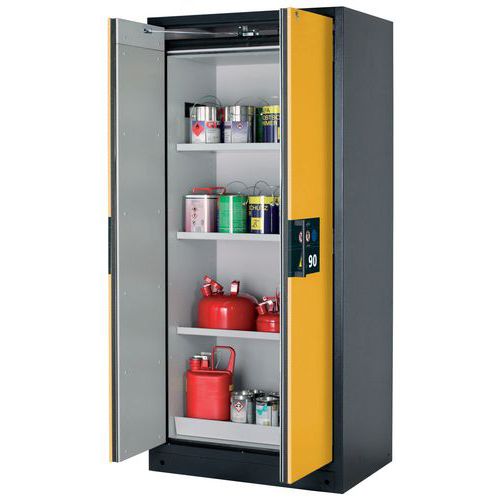 Hoher Sicherheitsschrank für entzündliche Stoffe Manutan Deutschland