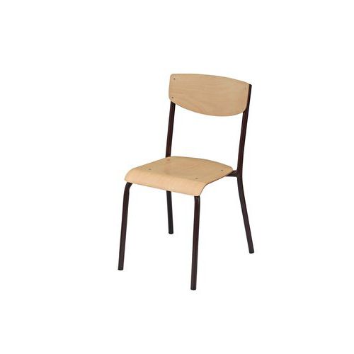 Stuhl für Gemeinschaftsräume, Komfort - Mehrschicht-Buche - Manutan.de