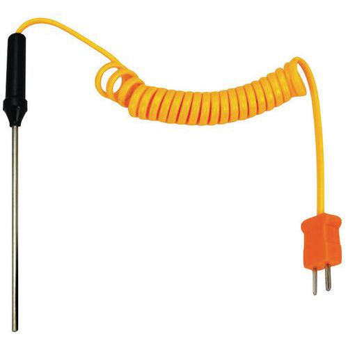 Sonde für digitales Thermometer mit Doppelmessung - Manutan Sonde für digitales Thermometer mit Doppelmessung - Manutan
