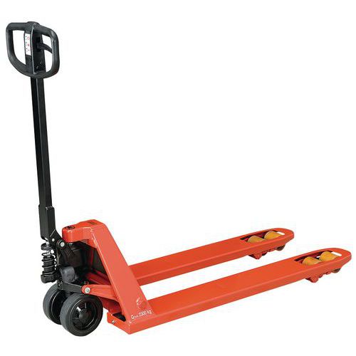 Manueller Hubwagen Silence Quicklift - Gabellänge 1150 mm - Tragkraft 2300 kg Manueller Hubwagen Silence Quicklift - Gabellänge 1150 mm - Tragkraft 2300 kg