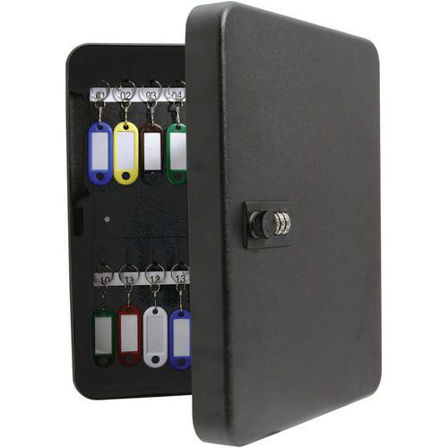 Mallette Professionnelle En Cuir Synthétique Extensible Avec Serrure à Combinaison - Noir - Format Medium - Pour Ordinateur 15 Pouces