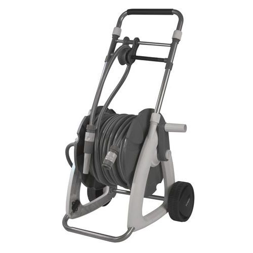 Tragbarer Abroller für Schläuche mit ergonomischem Griff - 22 m - Eurom Tragbarer Abroller für Schläuche mit ergonomischem Griff - 22 m - Eurom
