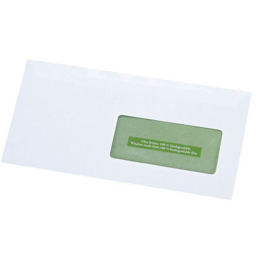Weißer Umschlag aus recyceltem Papier ERA Pure® 80 g - 500 Stück - GPV