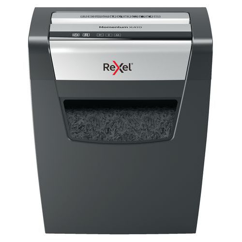 Aktenvernichter Momentum X410 - Kreuzschnitt - Rexel