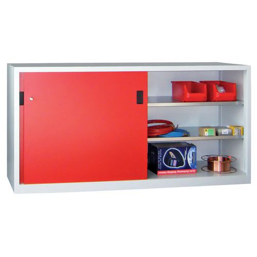 Vormontierter Schiebetürschrank - Höhe 100 cm - Manutan.de