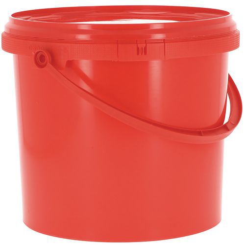 Farbiger Eimer mit Deckel 5 L Manutan.de