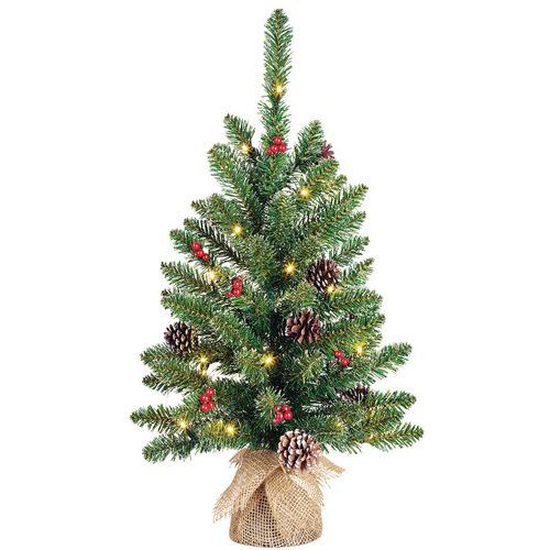 Künstlicher Tischweihnachtsbaum Creston Mini LED
