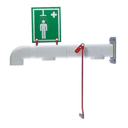 Sicherheitsdusche, Wandausführung, Edelstahl ATEX - Frostschutz - Hughes Sicherheitsdusche, Wandausführung, Edelstahl ATEX - Frostschutz - Hughes
