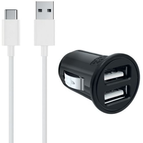 USB-Ladegerät Zigarettenanzünder + USB-Kabel Typ C - Moxie