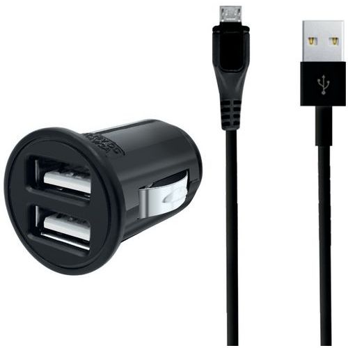 USB-Ladegerät Zigarettenanzünder + Micro-USB-Kabel - Moxie