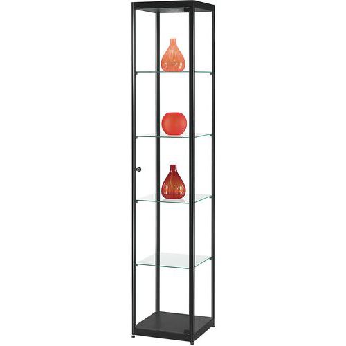 Ausstellungsvitrine - 400 x 400 x 2000 mm - Manutan Expert
