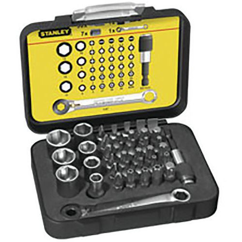 39-teiliger Schrauberbitsatz – 1/4 Zoll 25 mm – Stanley