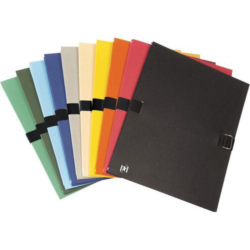 Aufklapp-Mappe mit Band ohne Blende B-Bloc - verschiedene Farben - Satz mit 10 Aufklapp-Mappe mit Band ohne Blende B-Bloc - verschiedene Farben - Satz mit 10