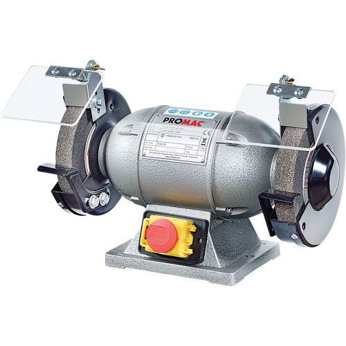 Schleifblock mit 2 Schleifsteinen PROMAC 316 E - Schleifstein Ø 150 mm - 200 W Schleifblock mit 2 Schleifsteinen PROMAC 316 E - Schleifstein Ø 150 mm - 200 W