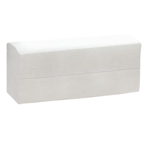 Recycelte Papiertücher, 2-lagig, V-Faltung - 210 Blatt - Manutan Recycelte Papiertücher, 2-lagig, V-Faltung - 210 Blatt - Manutan