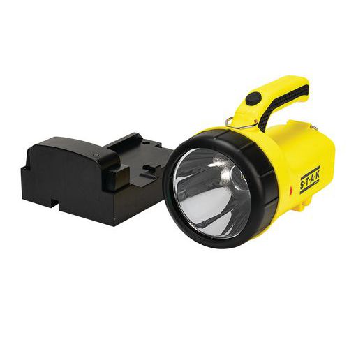 Set: Scheinwerfer, wiederaufladbar 5 W ATEX mit Wandladestation - Velamp Set: Scheinwerfer, wiederaufladbar 5 W ATEX mit Wandladestation - Velamp