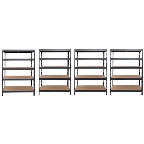 Set mit 4 Regalen für leichte Lasten Manutan Rapid 3 Évolution - Höhe 1800 mm - Manutan Expert