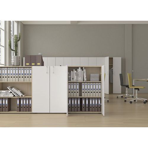 Schrank mit Flügeltüren, Höhe 123 cm Misao - Manutan - Manutan.de