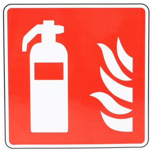 Schild Feuerlöscher, selbstklebend - Manutan Expert