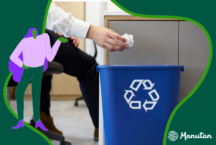 Papierrecycling im Unternehmen: Optimieren Sie Ihre Abfalltrennung
